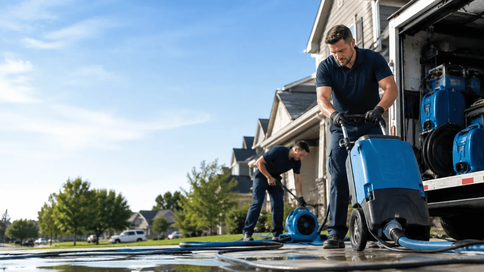 Dehumidification being performed in Milledgeville, GA